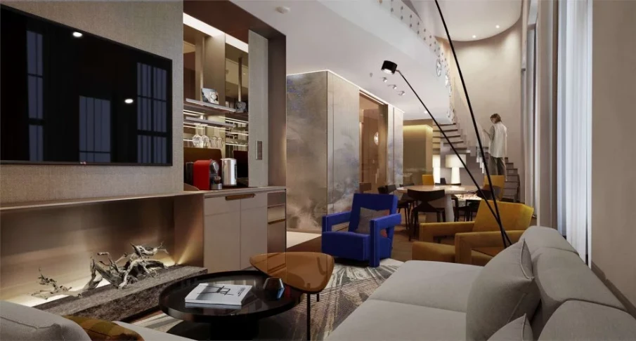 Элегантный двухуровневый люкс Grand Duplex