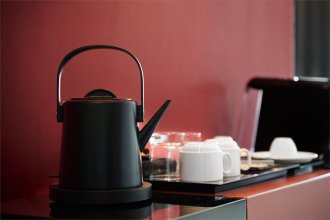 Представительский номер на клубном этаже, с видом на город – с двуспальной кроватью: Фотография 11