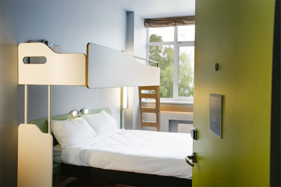 Standard Room – Double Bed with Bunk Bed