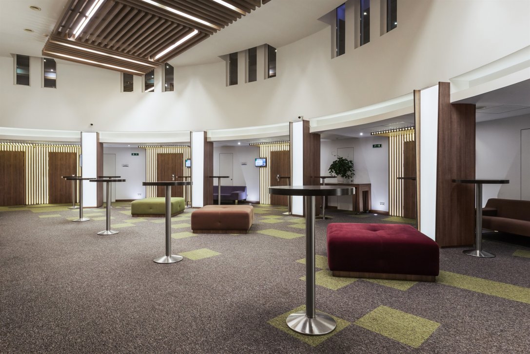 Conference lobby