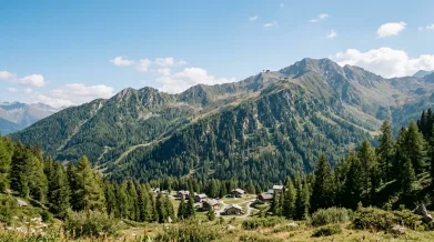 Улучшенный номер, вид на горы - с 2 односпальными кроватями: Фотография 4