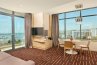 Suite Room with a Balcony and sea View - with a large double bed and sofa: Photo 6