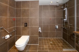 Superior room, for people with limited mobility - with a double bed, city view: Photo 7